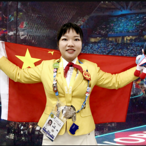 温彩云，第45届世赛冠军、全国技术能手